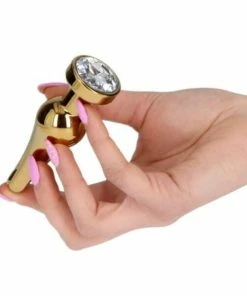 Fetish Art – Ace Of Spades Gold Clear Jewelled Butt Plug – Small -Strap-On-Me® Shop unnamed file 1013