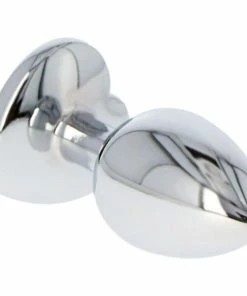 Fetish Art – Bejewelled Silver Red Heart Jewelled Butt Plug – Small -Strap-On-Me® Shop unnamed file 1032