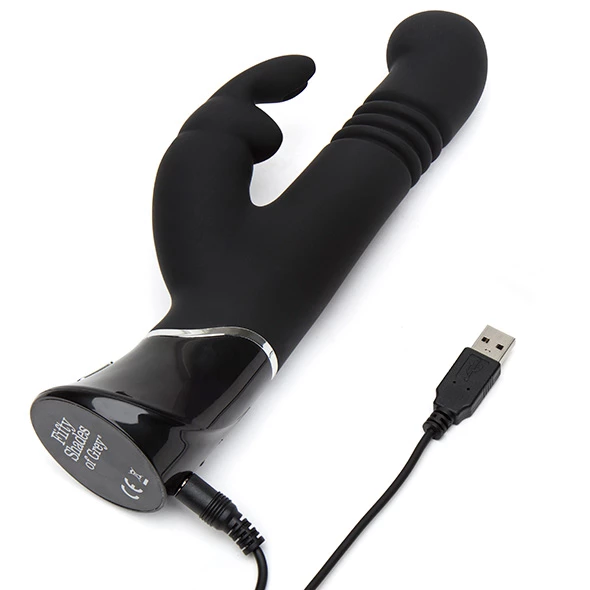 Fifty Shades Of Grey – Greedy Girl Rechargeable Thrusting G-Spot Rabbit Vibrator 6 Fifty Shades Of Grey – Greedy Girl Rechargeable Thrusting G-Spot Rabbit Vibrator - Image 6
