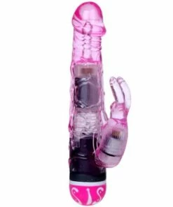 Give You Lover Crystal Clear Pink Rabbit Vibrator