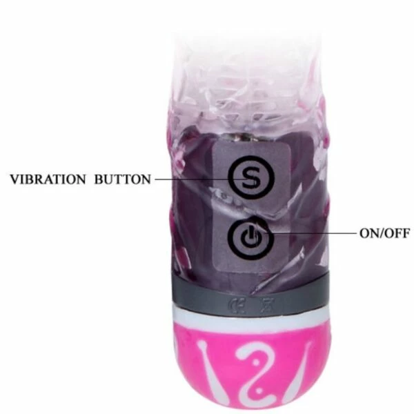 Give You Lover Crystal Clear Pink Rabbit Vibrator 7 Give You Lover Crystal Clear Pink Rabbit Vibrator - Image 7