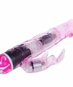 Give You Lover Crystal Clear Pink Rabbit Vibrator 18 Give You Lover Crystal Clear Pink Rabbit Vibrator -Strap-On-Me® Shop unnamed file 1264