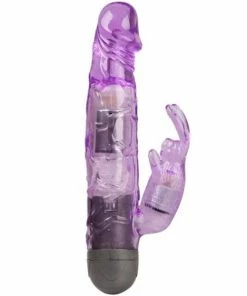 Give You Lover Crystal Clear Purple Rabbit Vibrator