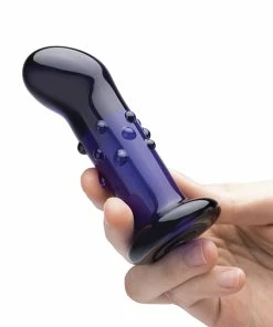 Prostate Massagers Glas – Rechargeable Remote Control Vibrating Dotted Glass G Spot / P Spot Plug -Strap-On-Me® Shop unnamed file 1314