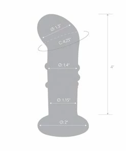 Prostate Massagers Glas – Rechargeable Remote Control Vibrating Dotted Glass G Spot / P Spot Plug -Strap-On-Me® Shop unnamed file 1317