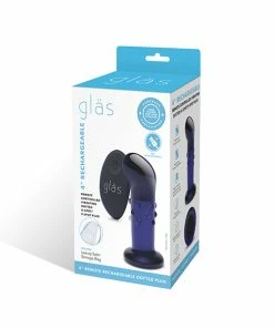 Prostate Massagers Glas – Rechargeable Remote Control Vibrating Dotted Glass G Spot / P Spot Plug -Strap-On-Me® Shop unnamed file 1320