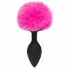 Happy Rabbit – Medium Butt Plug Black And Pink