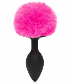 Happy Rabbit – Medium Butt Plug Black And Pink