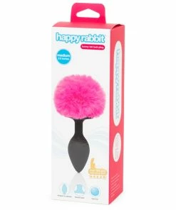Happy Rabbit – Medium Butt Plug Black And Pink -Strap-On-Me® Shop unnamed file 1422