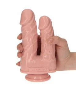 Toyz4lovers Italian Ultra Realistic Double Penetrator Suction Cup Dildo 6 Inch -Strap-On-Me® Shop unnamed file 1556