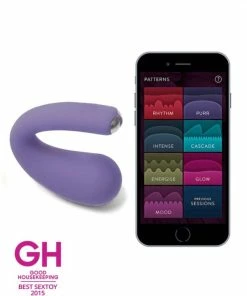 Remote Control Sex Toys Je Joue – Dua V.2 App Controlled Purple G-Spot & Clitoral Vibrator