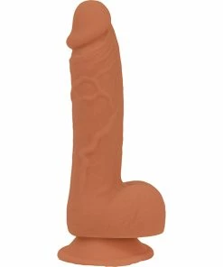 Addiction – Steven 7.5 Inch Caramel Suction Cup Dildo