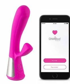 Camming Sex Toys For Her Kiiroo OhMiBod Fuse Pink Rabbit Vibrator