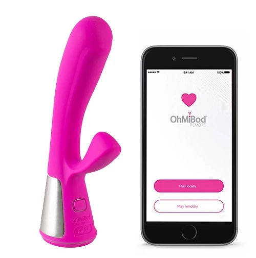 Camming Sex Toys For Her Kiiroo OhMiBod Fuse Pink Rabbit Vibrator 1 Camming Sex Toys For Her Kiiroo OhMiBod Fuse Pink Rabbit Vibrator