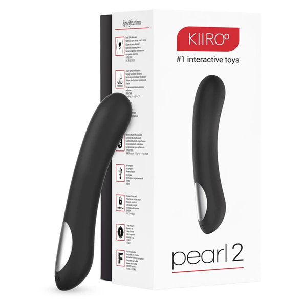 Best Couples Sex Toys Kiiroo Pearl 2 Teledildonic Vibrator Black 2 Best Couples Sex Toys Kiiroo Pearl 2 Teledildonic Vibrator Black - Image 2