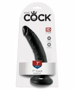 King Cock – 7 Inch Black Realistic Dildo -Strap-On-Me® Shop unnamed file 1672