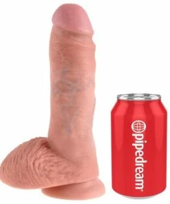 King Cock – 8 Inch Flesh Dildo With Balls -Strap-On-Me® Shop unnamed file 1685