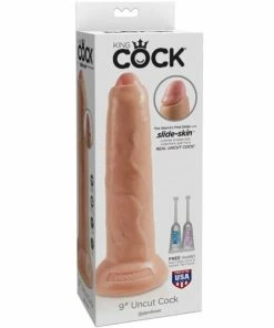King Cock – 9.8 Inch Flesh Uncut Dildo -Strap-On-Me® Shop unnamed file 1695