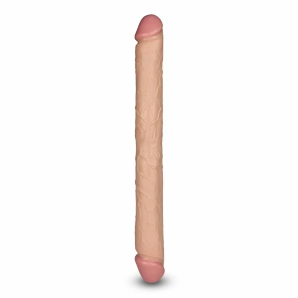 Lovetoy King Size 17 Inch Realistic Slim Ultra Double Dildo 3 Lovetoy King Size 17 Inch Realistic Slim Ultra Double Dildo - Image 3