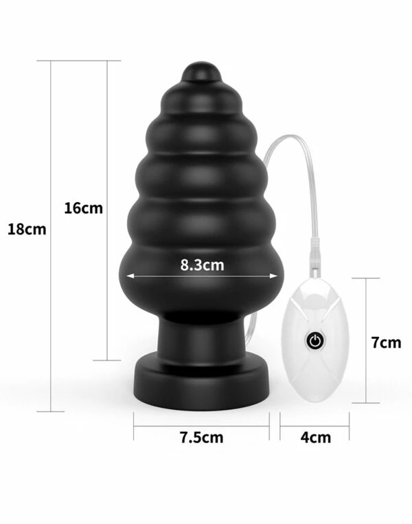 Remote Control Sex Toys King Sized 7 Inch Remote Vibrating Anal Cracker Dildo 7 Remote Control Sex Toys King Sized 7 Inch Remote Vibrating Anal Cracker Dildo - Image 7