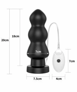 Remote Control Sex Toys King Sized 7.8 Inch Remote Vibrating Anal Rigger Dildo -Strap-On-Me® Shop unnamed file 1750