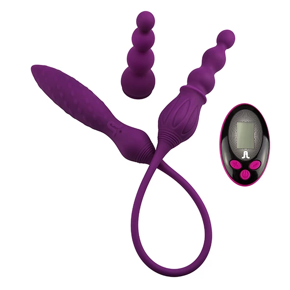 Prostate Massagers Adrien Lastic – 2X Double Ended Remote Control Vibrator 1 Prostate Massagers Adrien Lastic – 2X Double Ended Remote Control Vibrator