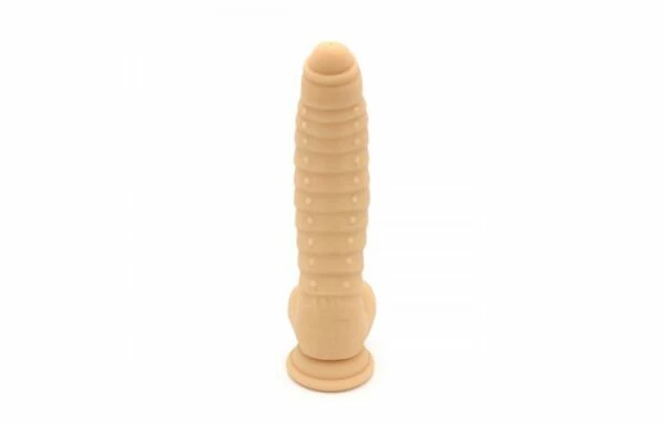 Kiotos – 9 Inch Flesh Tickler Ribbed Silicone Dildo 3 Kiotos – 9 Inch Flesh Tickler Ribbed Silicone Dildo - Image 3