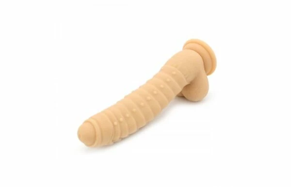 Kiotos – 9 Inch Flesh Tickler Ribbed Silicone Dildo 5 Kiotos – 9 Inch Flesh Tickler Ribbed Silicone Dildo - Image 5
