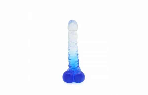Kiotos – Crystal Jelly Blue Ripple Suction Cup Ballsy 8.8 Inch Dildo 4 Kiotos – Crystal Jelly Blue Ripple Suction Cup Ballsy 8.8 Inch Dildo - Image 4