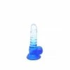 Kiotos – Crystal Jelly Blue Suction Cup Ballsy 6.1 Inch Dildo