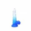 Kiotos – Crystal Jelly Blue Suction Cup Ballsy 6.8 Inch Dildo