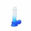 Kiotos – Crystal Jelly Blue Suction Cup Ballsy 7 Inch Dildo
