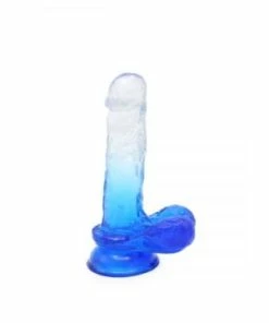 Kiotos – Crystal Jelly Blue Suction Cup Ballsy 7 Inch Dildo