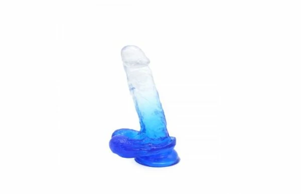 Kiotos – Crystal Jelly Blue Suction Cup Ballsy 7 Inch Dildo 3 Kiotos – Crystal Jelly Blue Suction Cup Ballsy 7 Inch Dildo - Image 3