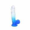 Kiotos – Crystal Jelly Blue Suction Cup Ballsy 7.2 Inch Dildo