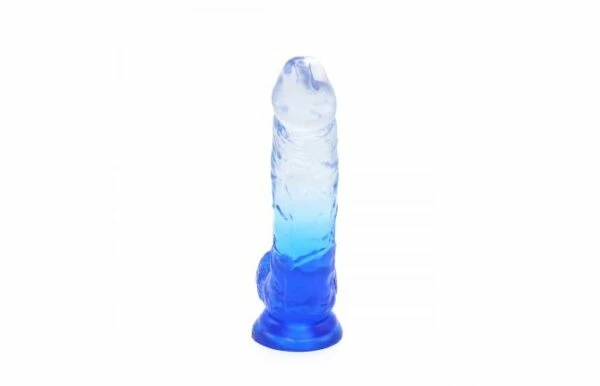 Kiotos – Crystal Jelly Blue Suction Cup Ballsy 9.8 Inch Dildo 3 Kiotos – Crystal Jelly Blue Suction Cup Ballsy 9.8 Inch Dildo - Image 3