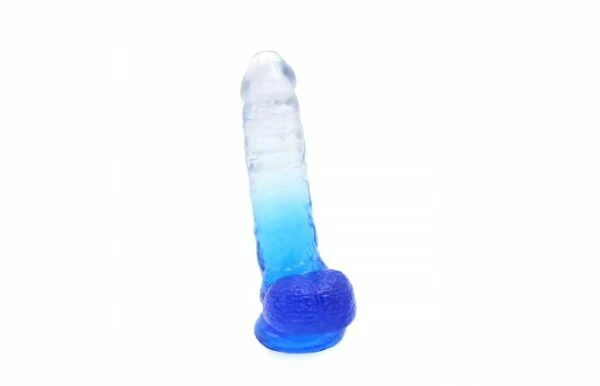 Kiotos – Crystal Jelly Blue Suction Cup Ballsy 9.8 Inch Dildo 5 Kiotos – Crystal Jelly Blue Suction Cup Ballsy 9.8 Inch Dildo - Image 5