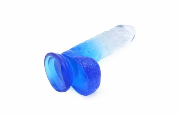 Kiotos – Crystal Jelly Blue Suction Cup Ballsy 9.8 Inch Dildo 6 Kiotos – Crystal Jelly Blue Suction Cup Ballsy 9.8 Inch Dildo - Image 6