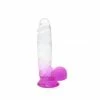 Kiotos – Crystal Jelly Purple Suction Cup Ballsy 7.2 Inch Dildo