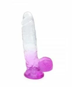 Kiotos – Crystal Jelly Purple Suction Cup Ballsy 9.8 Inch Dildo