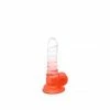 Kiotos – Crystal Jelly Red Suction Cup Ballsy 6.1 Inch Dildo