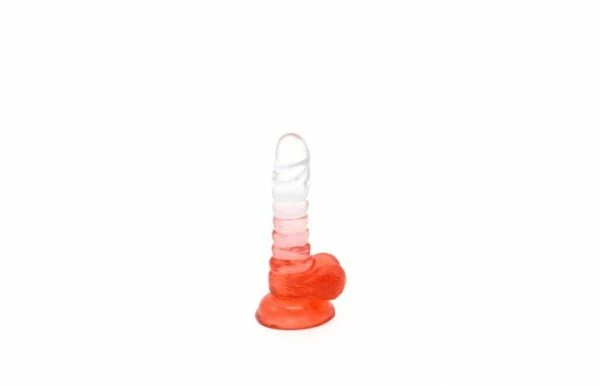 Kiotos – Crystal Jelly Red Suction Cup Ballsy 6.1 Inch Dildo 1 Kiotos – Crystal Jelly Red Suction Cup Ballsy 6.1 Inch Dildo