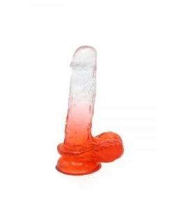 Kiotos – Crystal Jelly Red Suction Cup Ballsy 7 Inch Dildo