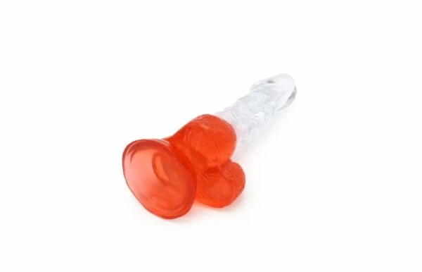 Kiotos – Crystal Jelly Red Suction Cup Ballsy 7.2 Inch Dildo 6 Kiotos – Crystal Jelly Red Suction Cup Ballsy 7.2 Inch Dildo - Image 6