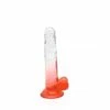 Kiotos – Crystal Jelly Red Suction Cup Ballsy 7.8 Inch Dildo