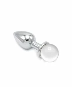 Kiotos – Metal Anal Plug With Clear Gem Ball -Strap-On-Me® Shop unnamed file 2048