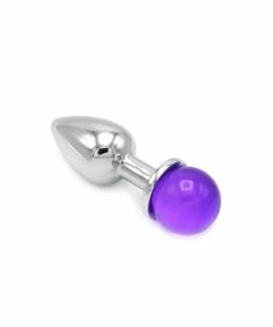 Her Anal Sex Toys Kiotos – Metal Anal Plug With Purple Gem Ball -Strap-On-Me® Shop unnamed file 2054