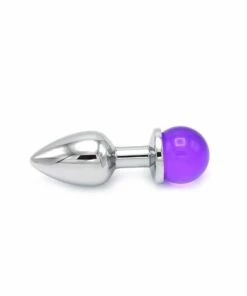 Her Anal Sex Toys Kiotos – Metal Anal Plug With Purple Gem Ball -Strap-On-Me® Shop unnamed file 2055