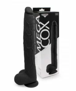Camming Sex Toys For Him Kiotos Cox Mega Cox 17 Inch Black Dildo