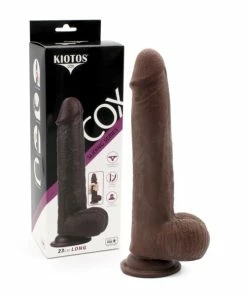 Kiotos Cox Sliding Skin Series 9 Inch Brown Dildo